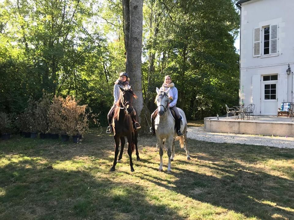 فيلا Corps De Ferme Dans Belle Propriete Avec Chiens Et Chevaux Venizy المظهر الخارجي الصورة